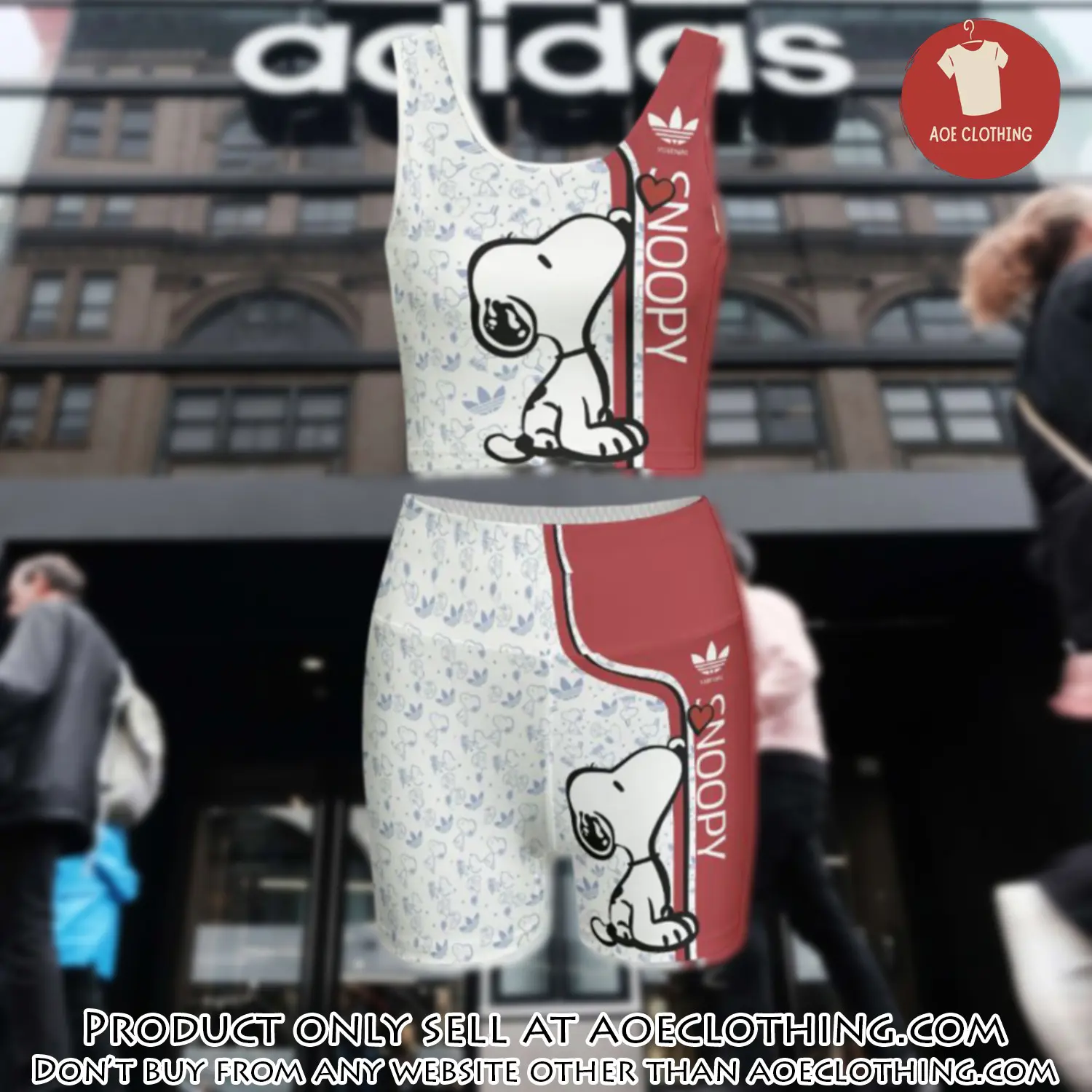 Adidas snoopy summer women sport bra yoga set running outfit sby1037 aoe2536024